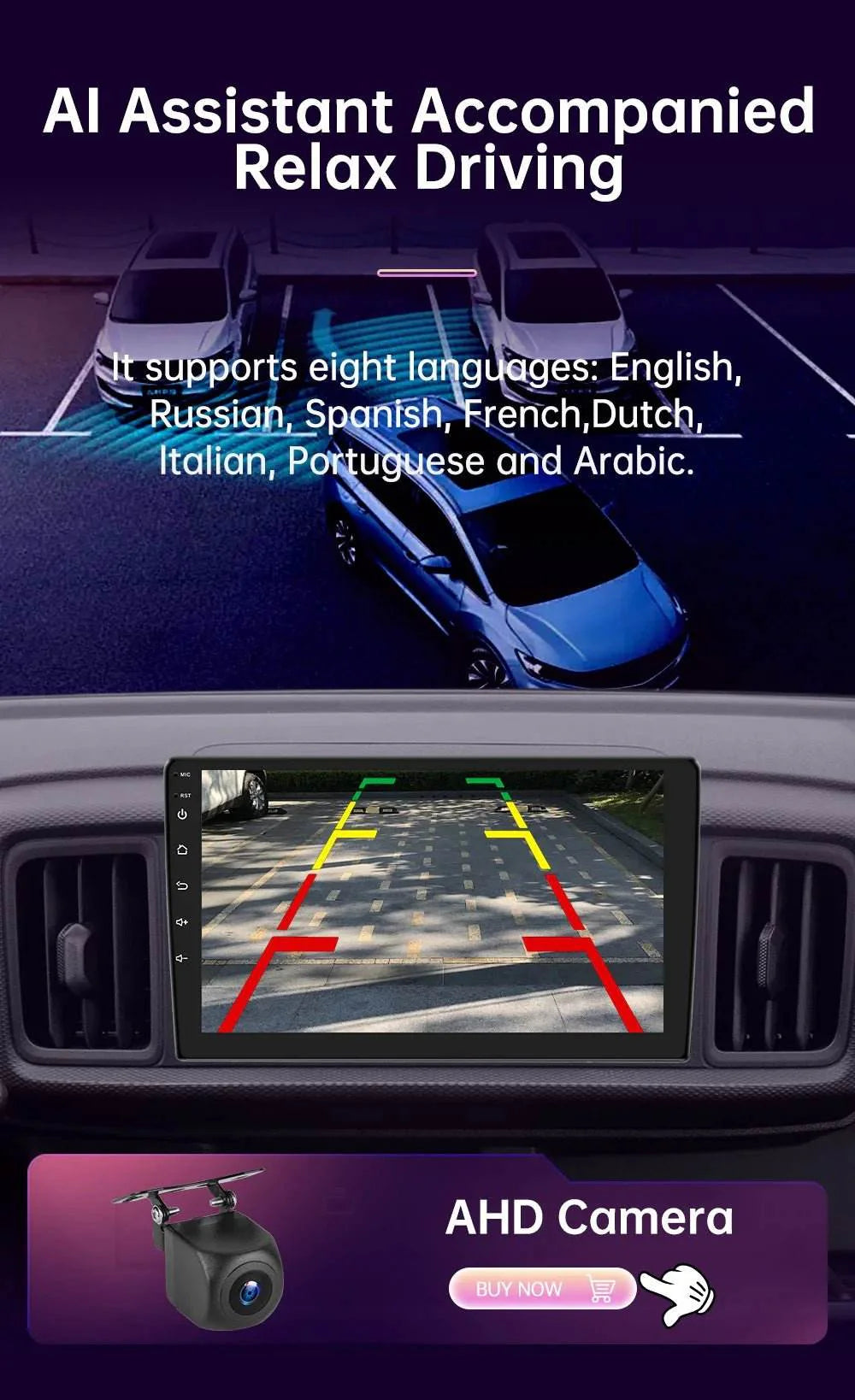 Android 13 4G Multimedia Carplay GPS Navigation
