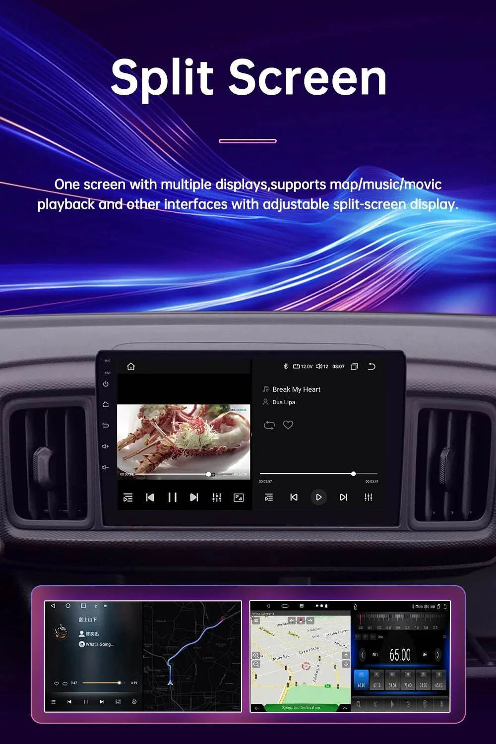 Android 13 4G Multimedia Carplay GPS Navigation