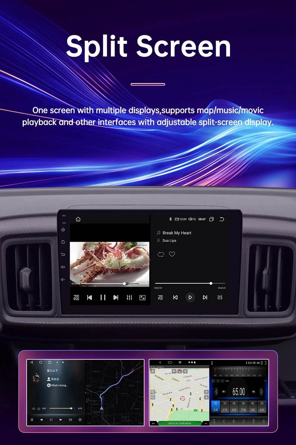 Android 13 4G Multimedia Carplay GPS Navigation