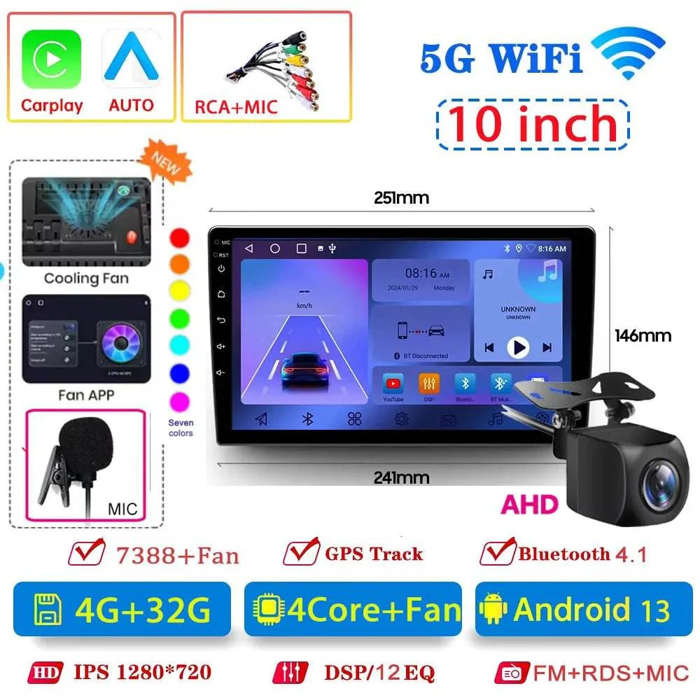 Android 13 4G Multimedia Carplay GPS Navigation