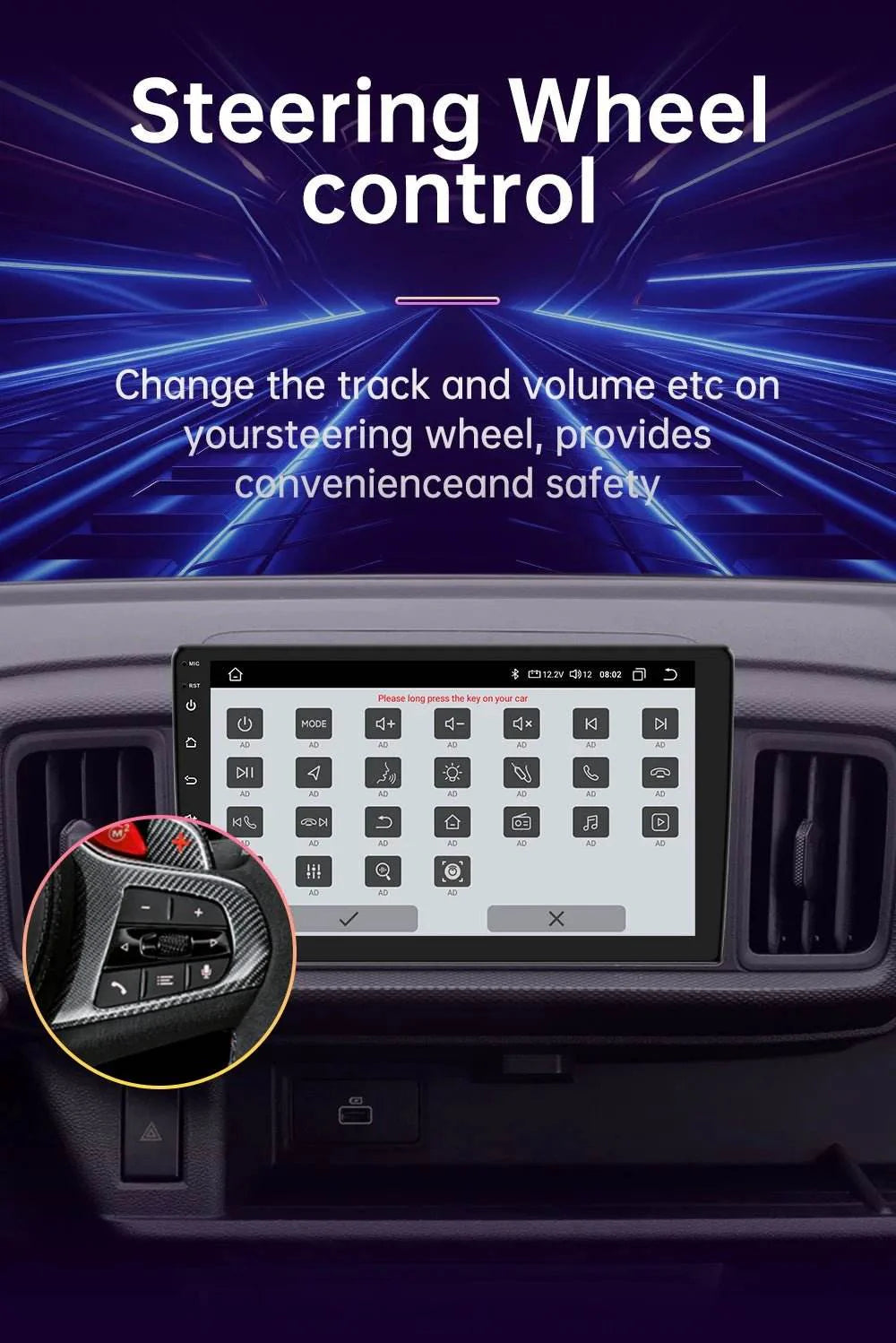 Android 13 4G Multimedia Carplay GPS Navigation