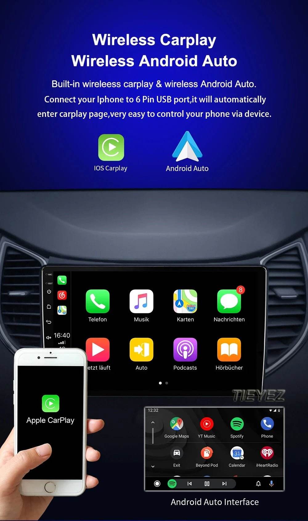Android 15 Car Radio for Citroen C5 (2009-2015)