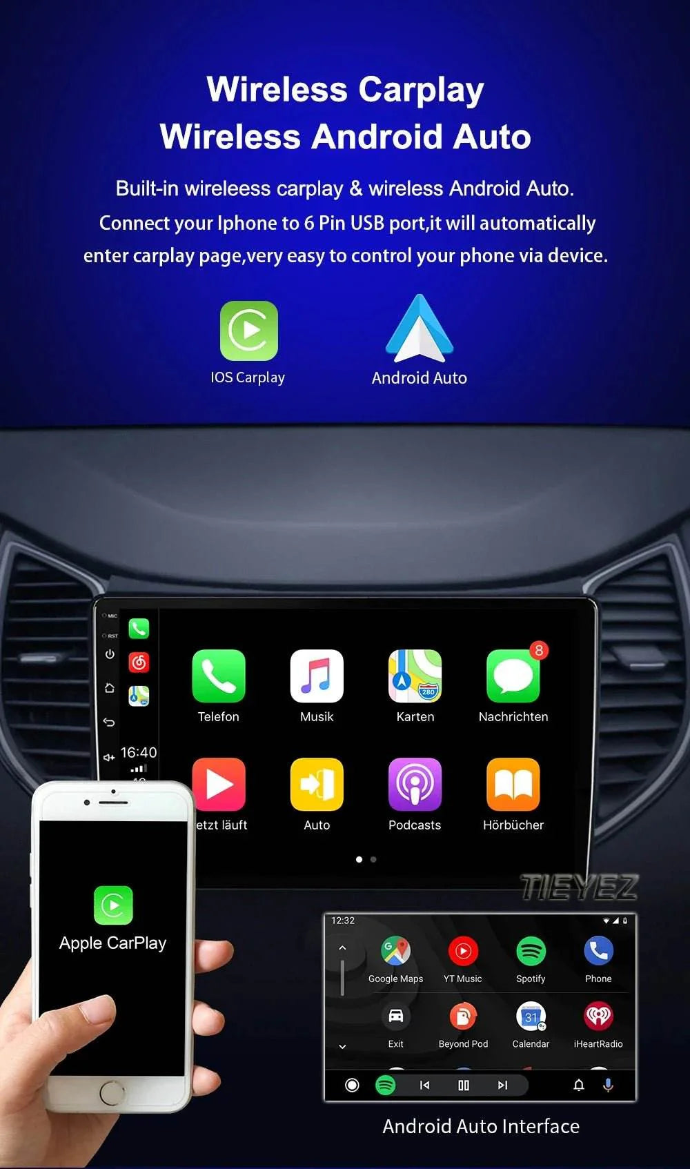 Android 15 Car Radio for Citroen C5 (2009-2015)