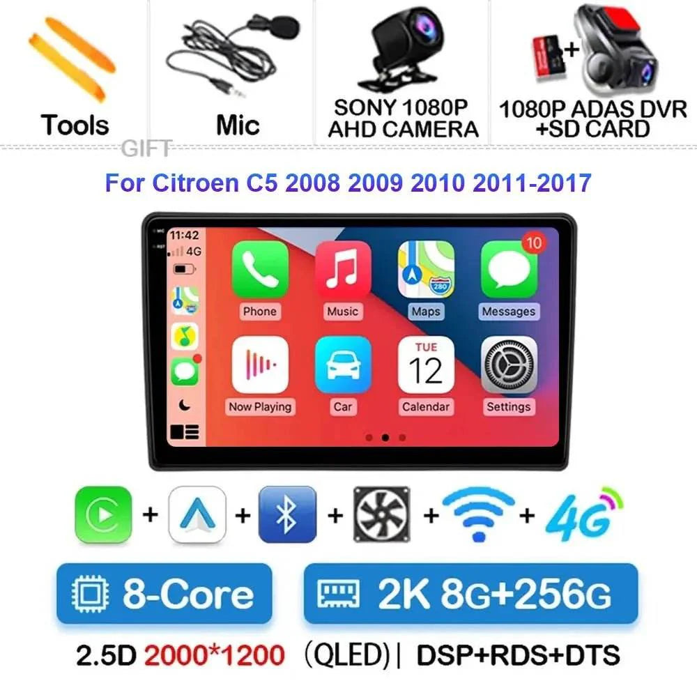 Android 15 Car Radio for Citroen C5 (2009-2015)