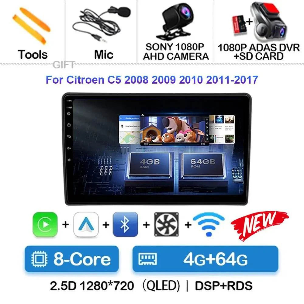 Android 15 Car Radio for Citroen C5 (2009-2015)