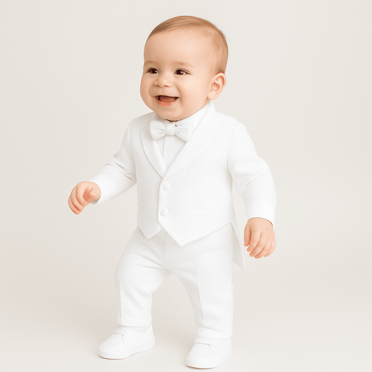 Archie's Penguin Tail Vest Set - Shop The Shop