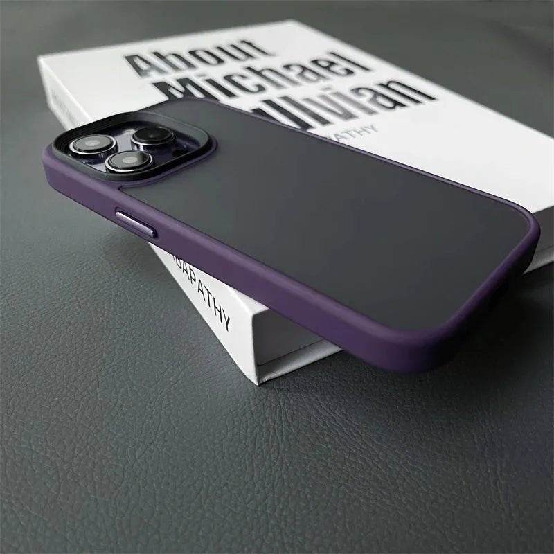 Armor Shockproof Hybrid Case for iPhone 15 14 16 Pro Max Matte Back Cover