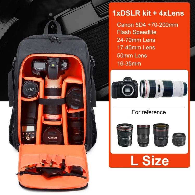 Big Capacity Waterproof Camera Backpack | ightpro TS39