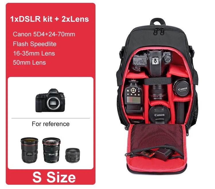 Big Capacity Waterproof Camera Backpack | ightpro TS39