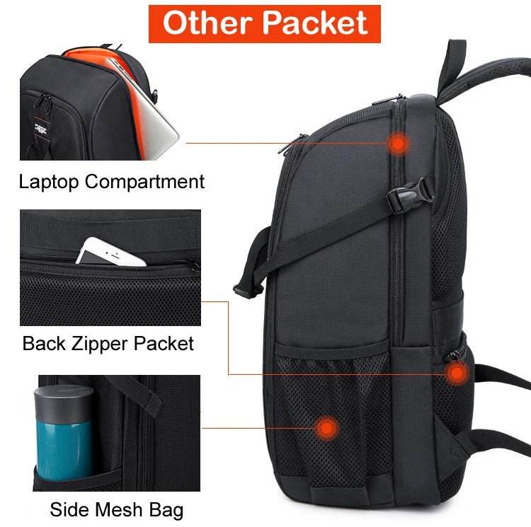 Big Capacity Waterproof Camera Backpack | ightpro TS39