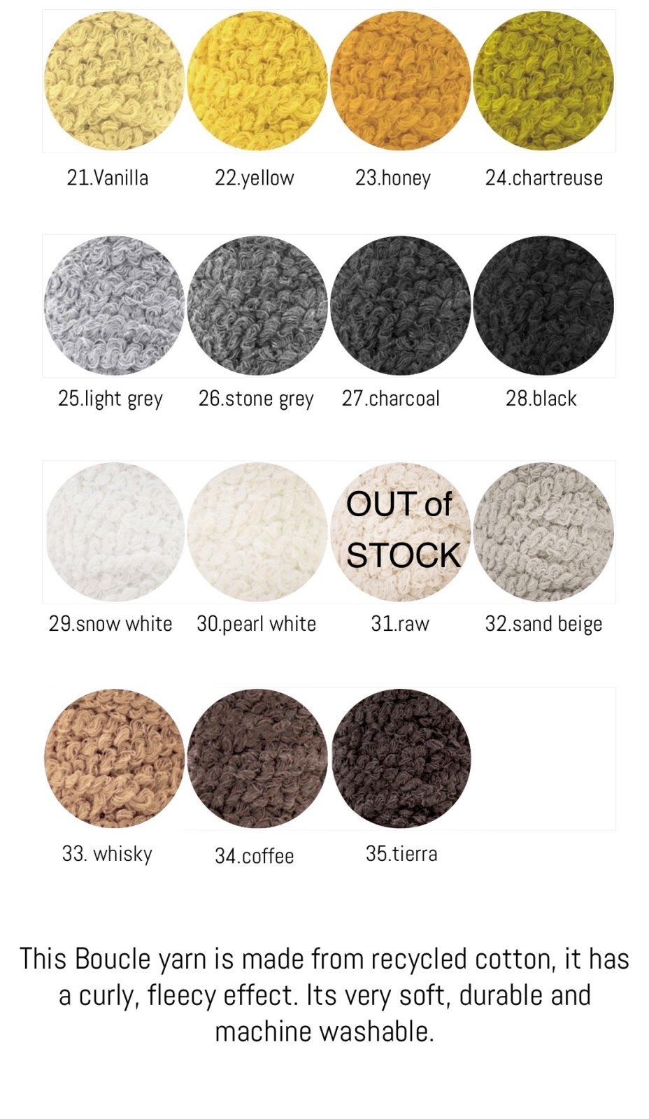 Boucle Knitted Pouffes | More Colors
