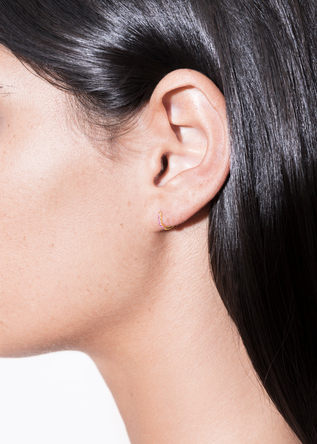 cate hoop 18k rubi