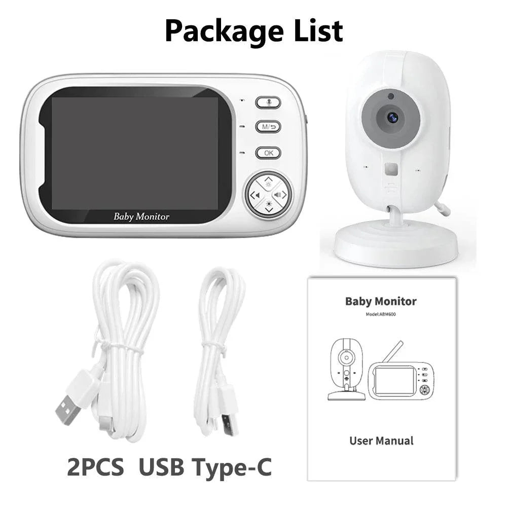Cdycam 3.5" Wireless Video Baby Monitor with Night Vision