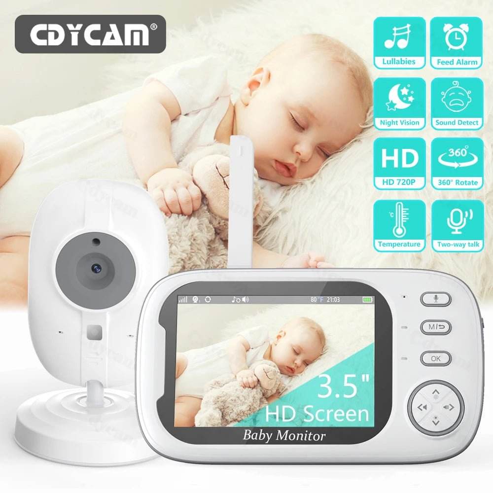 Cdycam 3.5" Wireless Video Baby Monitor with Night Vision