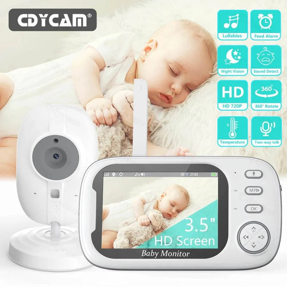 Cdycam 3.5" Wireless Video Baby Monitor with Night Vision