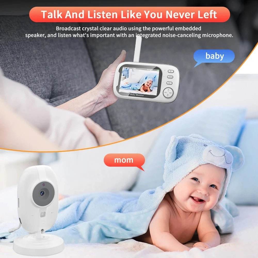 Cdycam 3.5" Wireless Video Baby Monitor with Night Vision