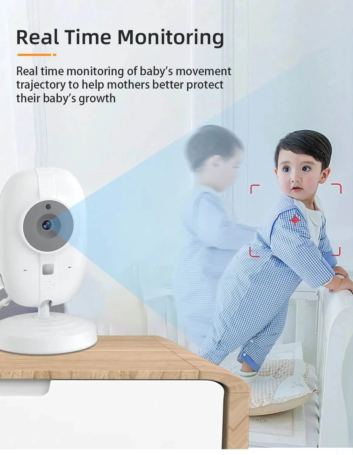 Cdycam 3.5" Wireless Video Baby Monitor with Night Vision