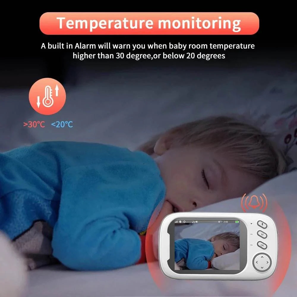 Cdycam 3.5" Wireless Video Baby Monitor with Night Vision