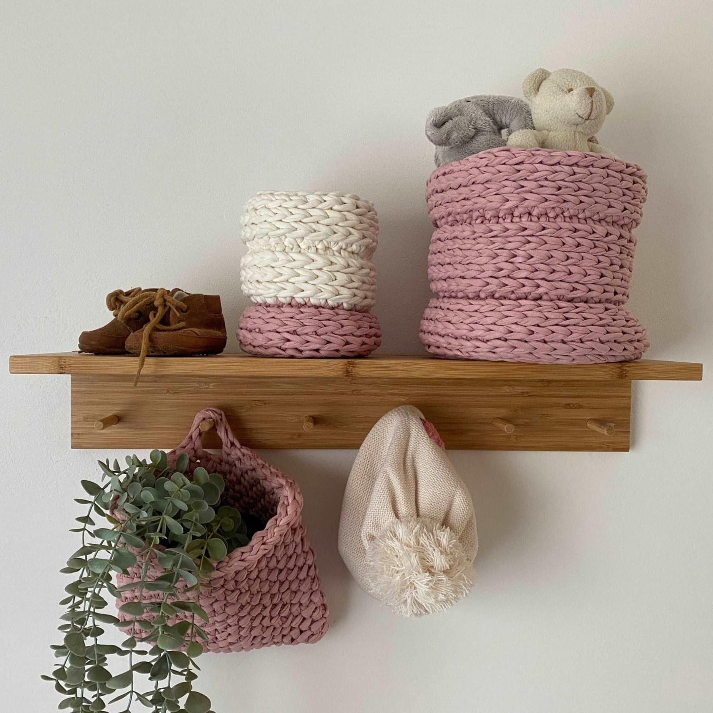 Decorative Basket Pot Set