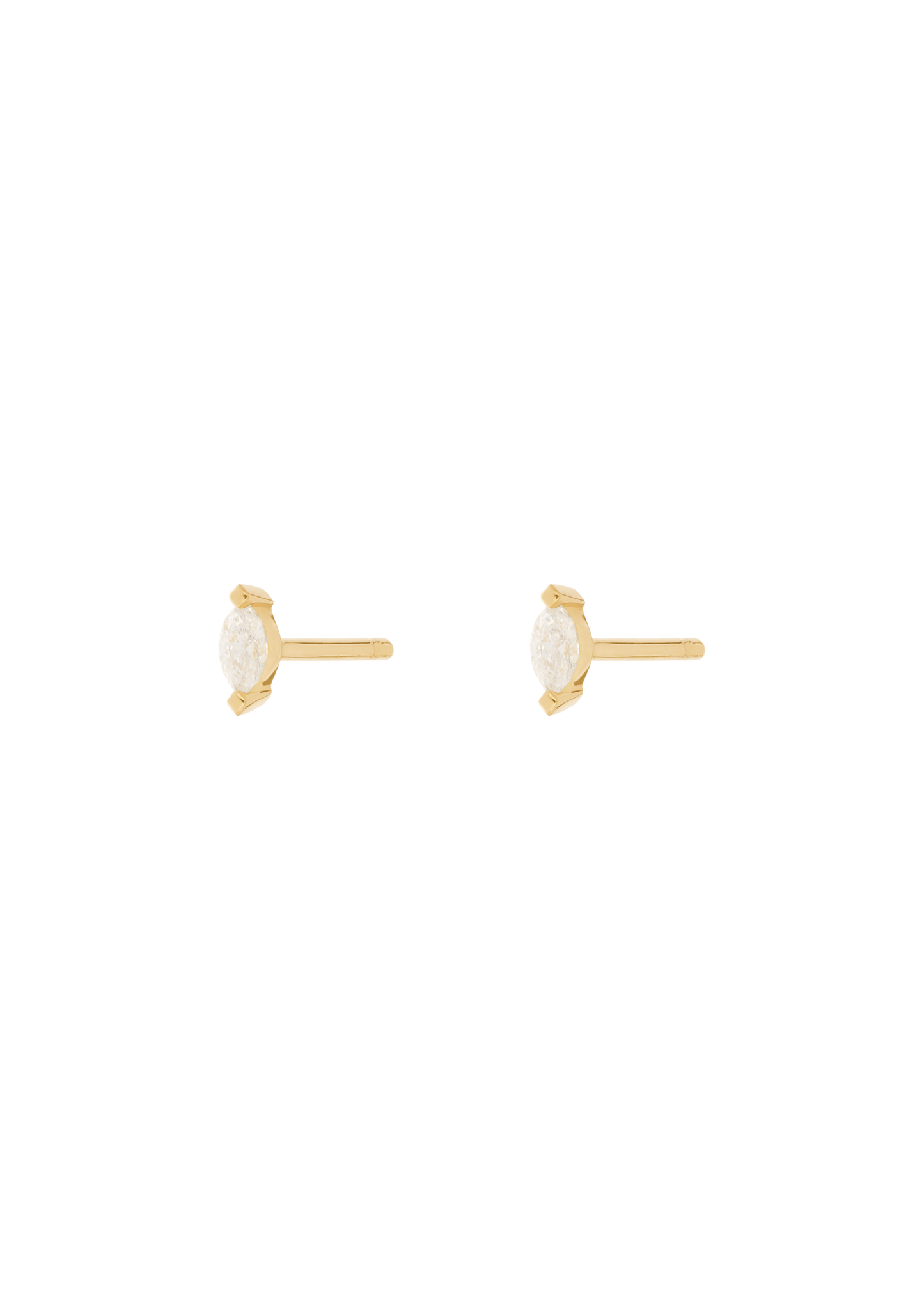 pear diamond earrings 18k