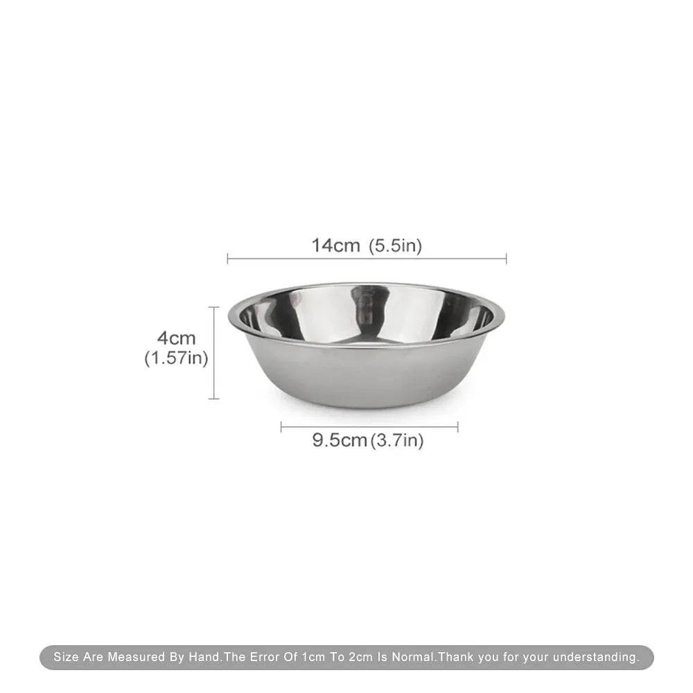 Stainless Steel Dog Bowl for Cats & Dogs - Cartoon Design