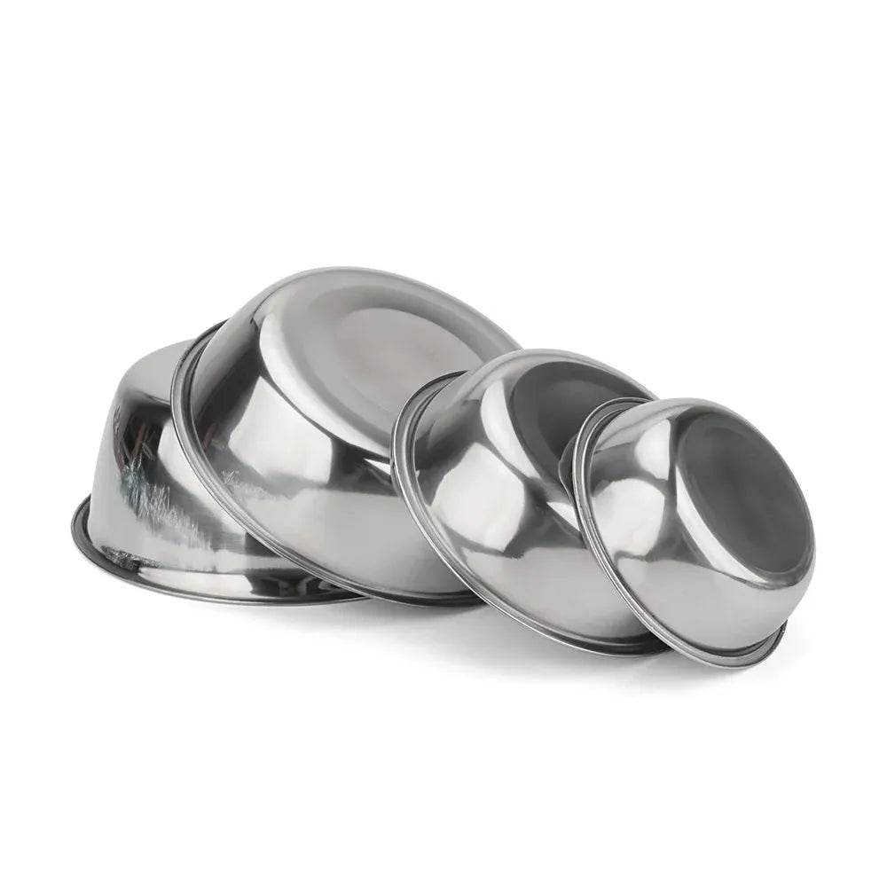 Stainless Steel Dog Bowl for Cats & Dogs - Cartoon Design