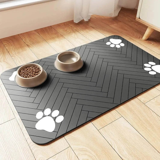 Dog Cat Food Mat - Durable Feeding Mats