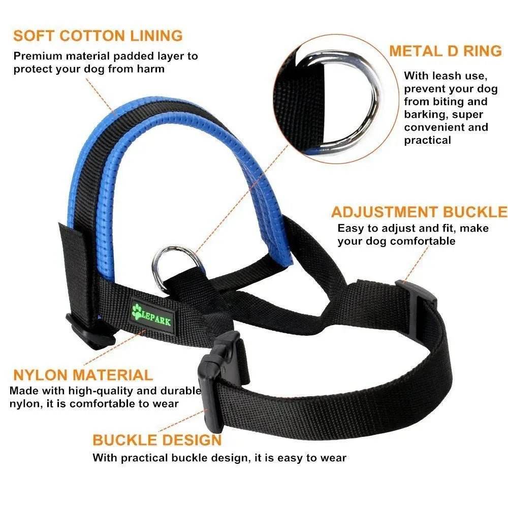 Breathable Dog Muzzle Set - Anti Bark Training Tool