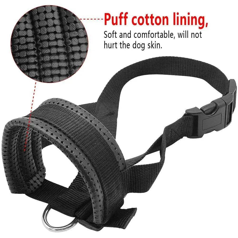 Breathable Dog Muzzle Set - Anti Bark Training Tool
