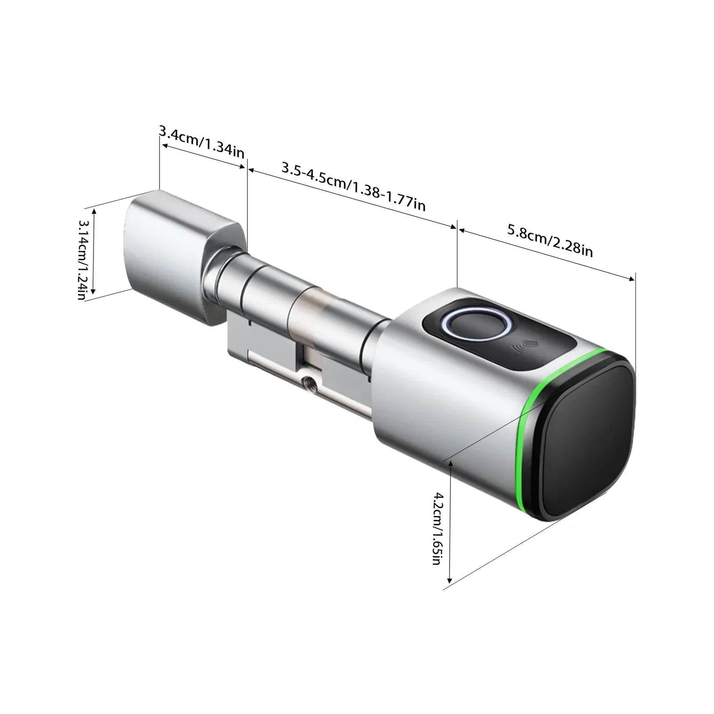 E-cylinder fingerprint - Electronic Door Lock W|Fingerprint