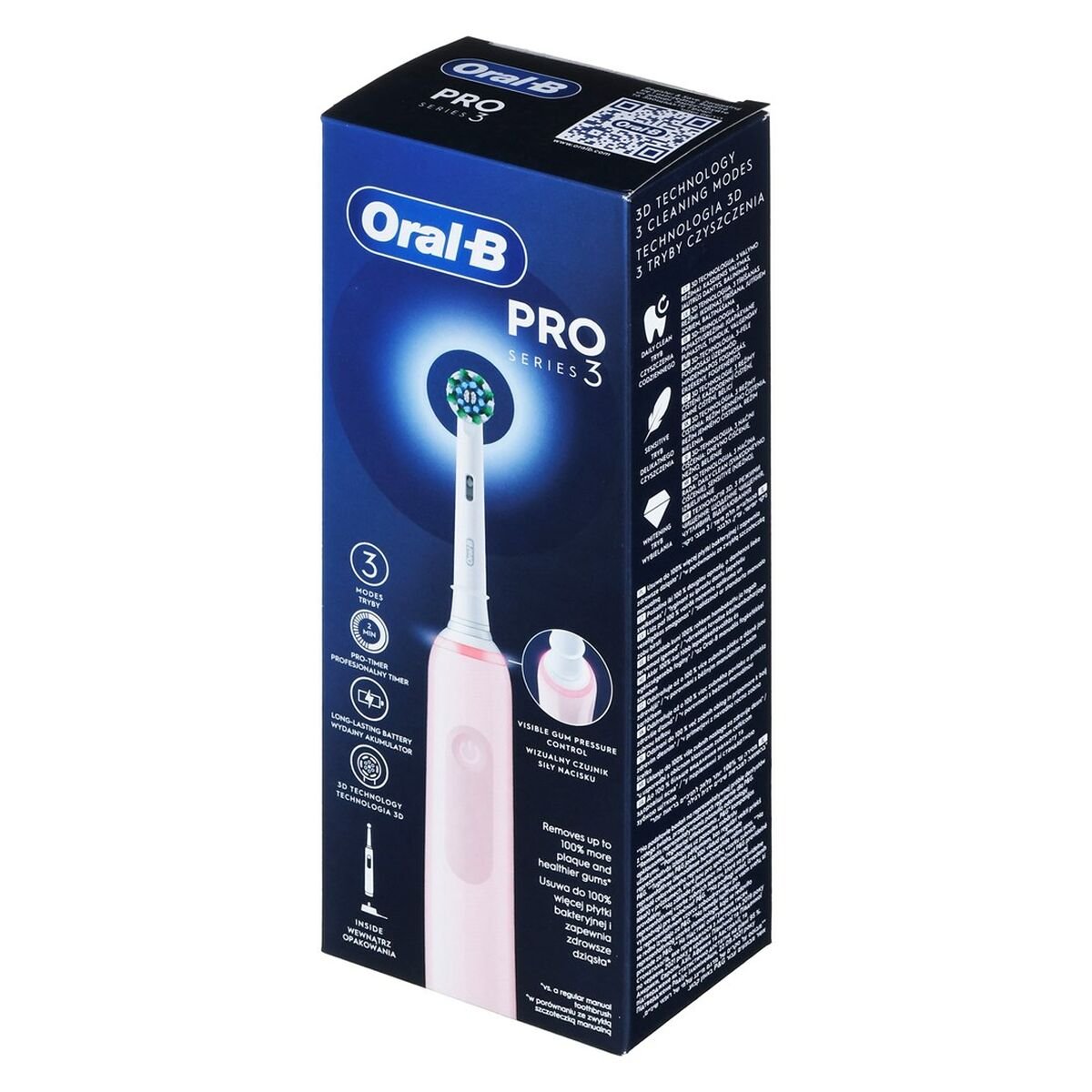 Electric Toothbrush Braun PRO3 Pink - Shop The Shop