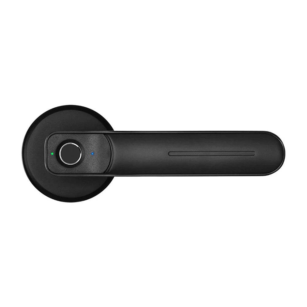 Fingerprint Door Lock Handle USB Rechargeable Anti Theft