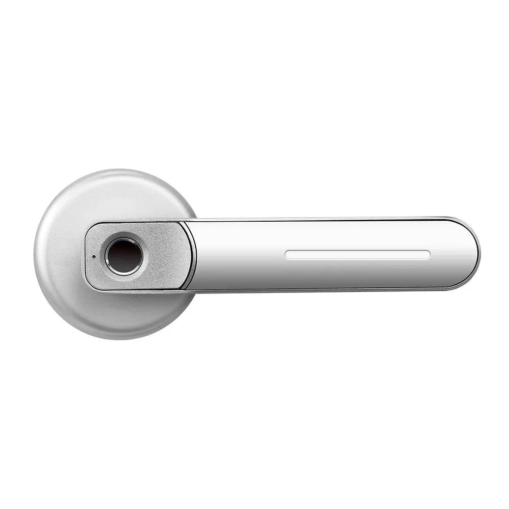 Fingerprint Door Lock Handle USB Rechargeable Anti Theft
