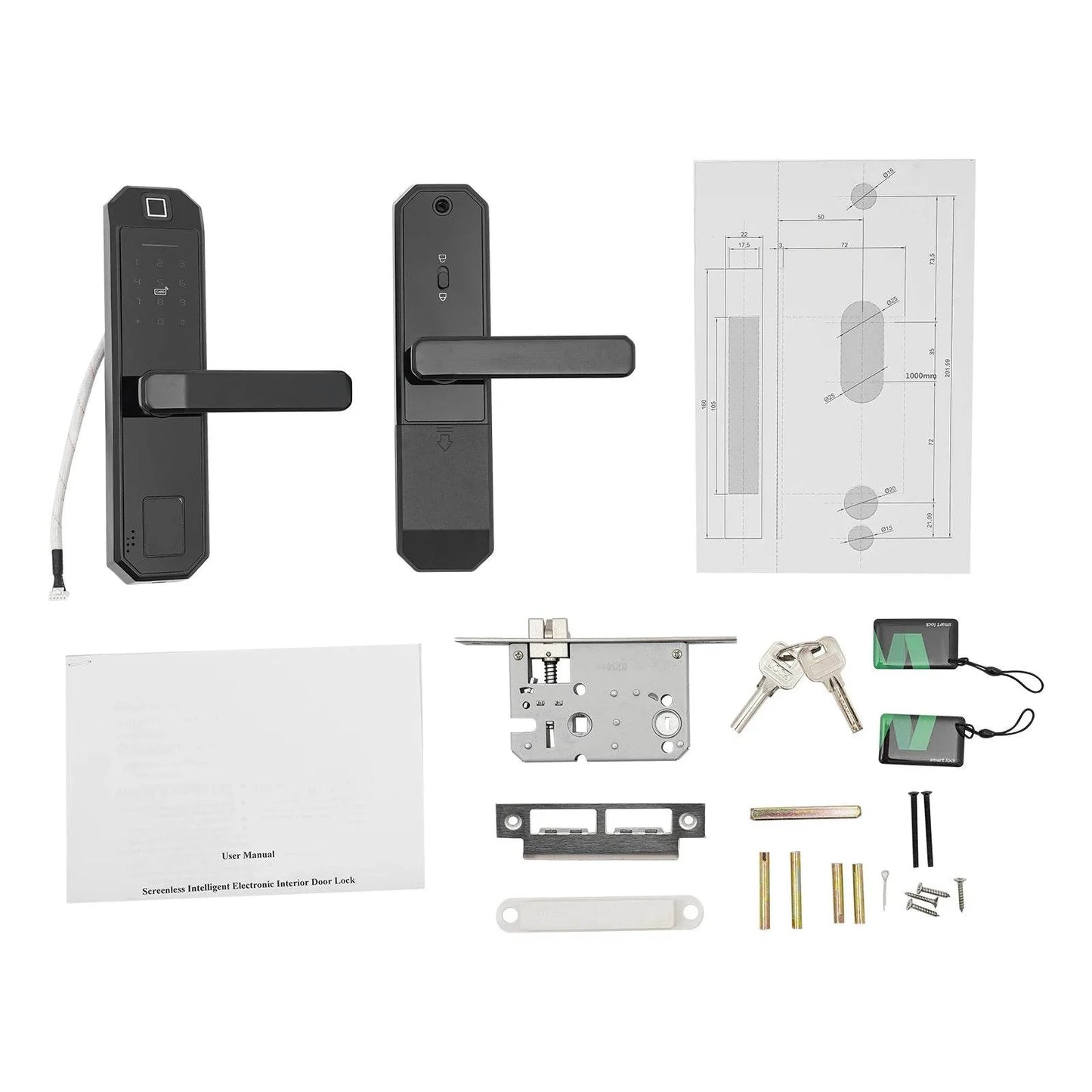 biometric fingerprint keypad lock