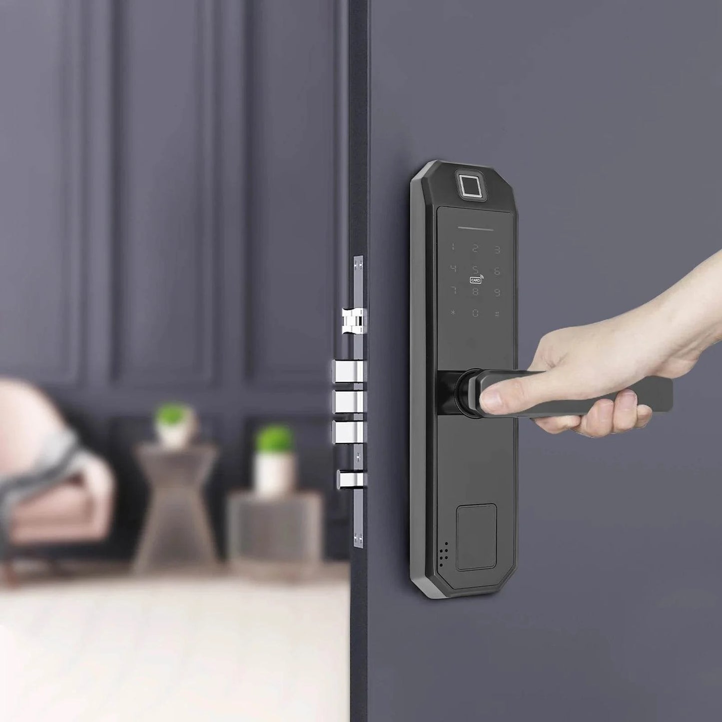 biometric fingerprint keypad lock