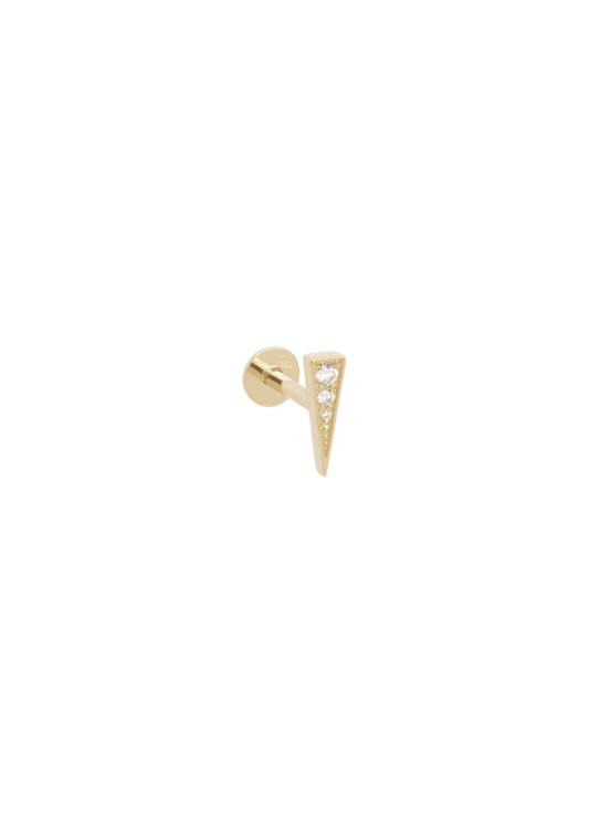 gimlet stud 18k diamond