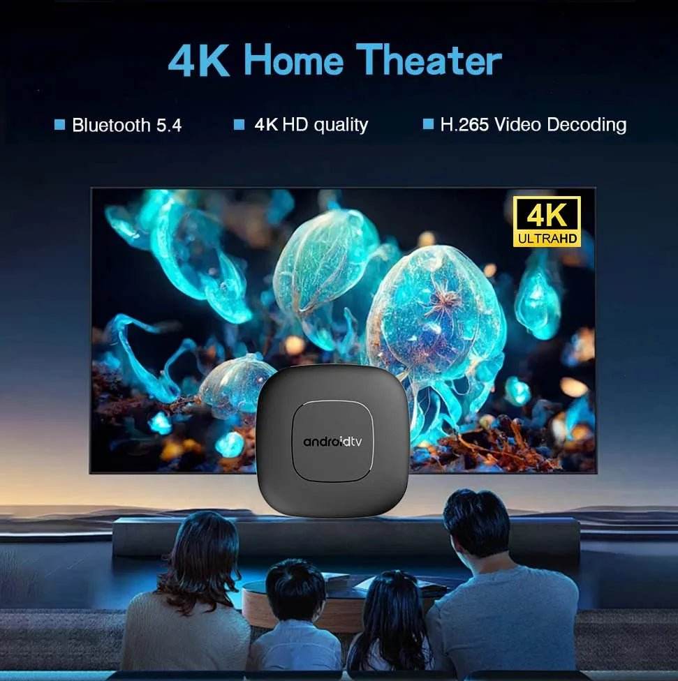 Global Version Mortal T1 Smart TV Box - 4K Streaming