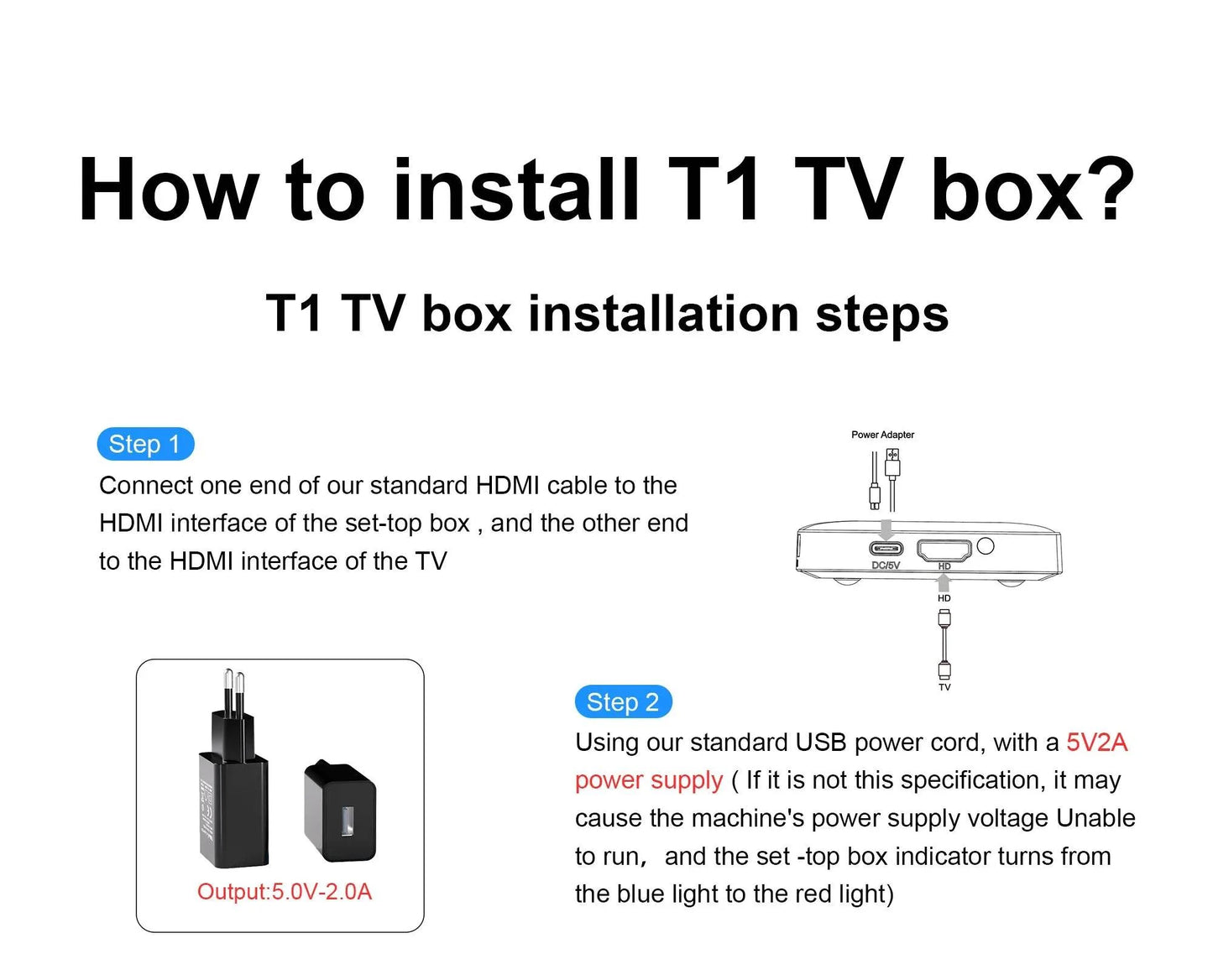 Global Version Mortal T1 Smart TV Box - 4K Streaming
