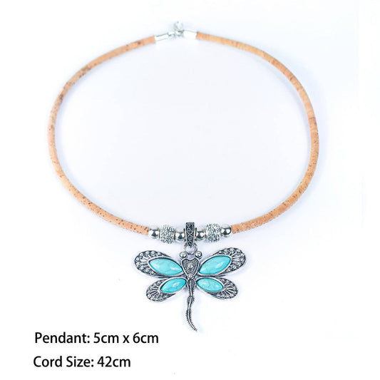 handmade women's cork necklace N - 95 - 5 - Shop The Shop