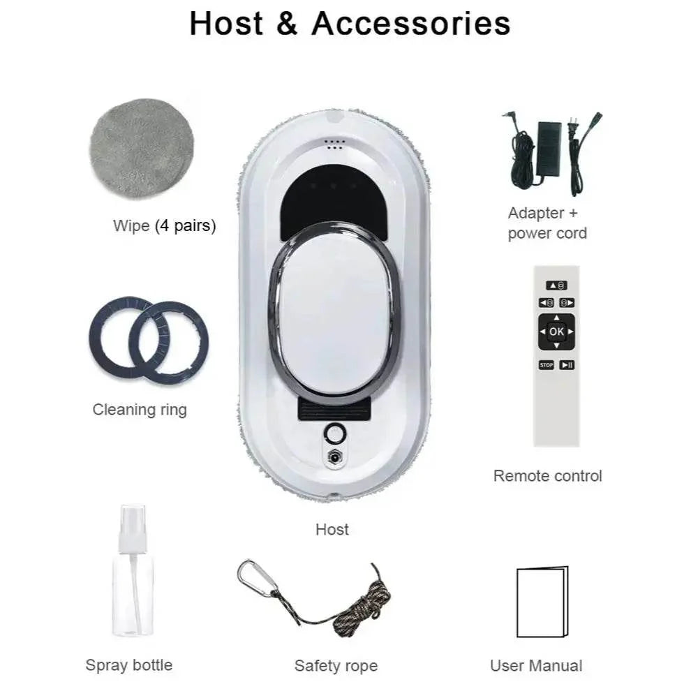 Intelligent Window Cleaning Robot Vacuum Cleaner