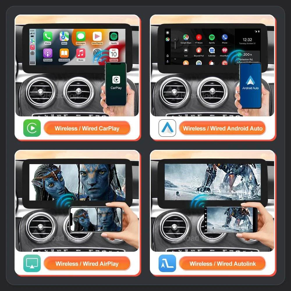 Wireless CarPlay & Android Auto for Mercedes-Benz W205 W176