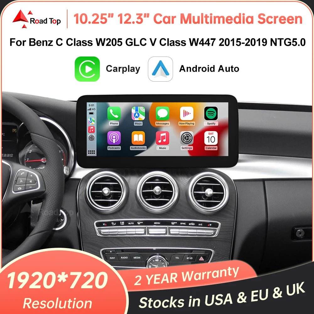 Wireless CarPlay & Android Auto for Mercedes-Benz W205 W176