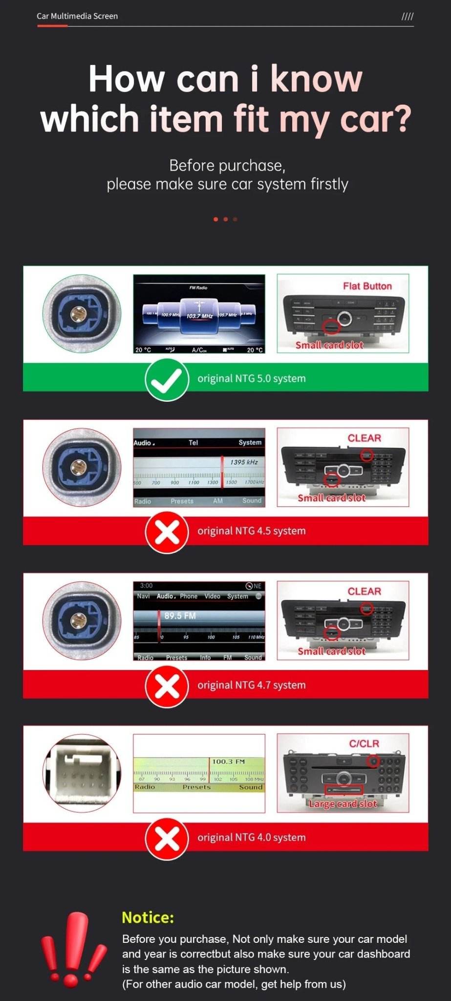 Wireless CarPlay & Android Auto for Mercedes-Benz W205 W176