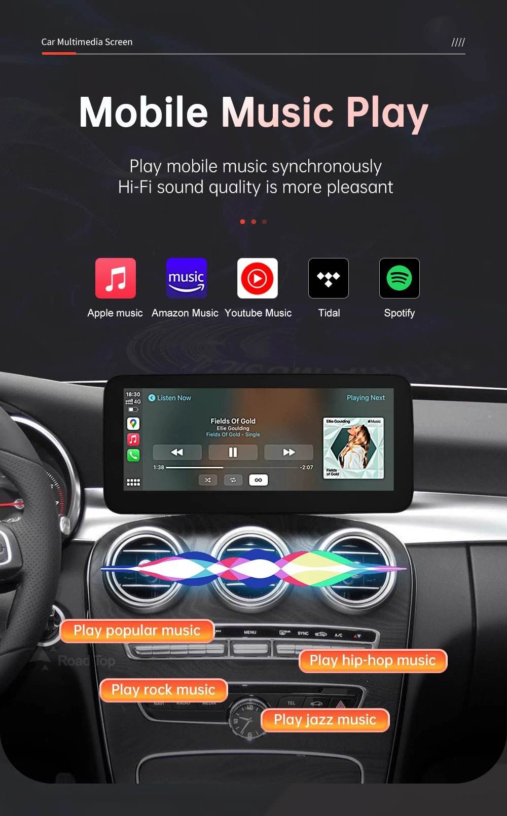 Wireless CarPlay & Android Auto for Mercedes-Benz W205 W176