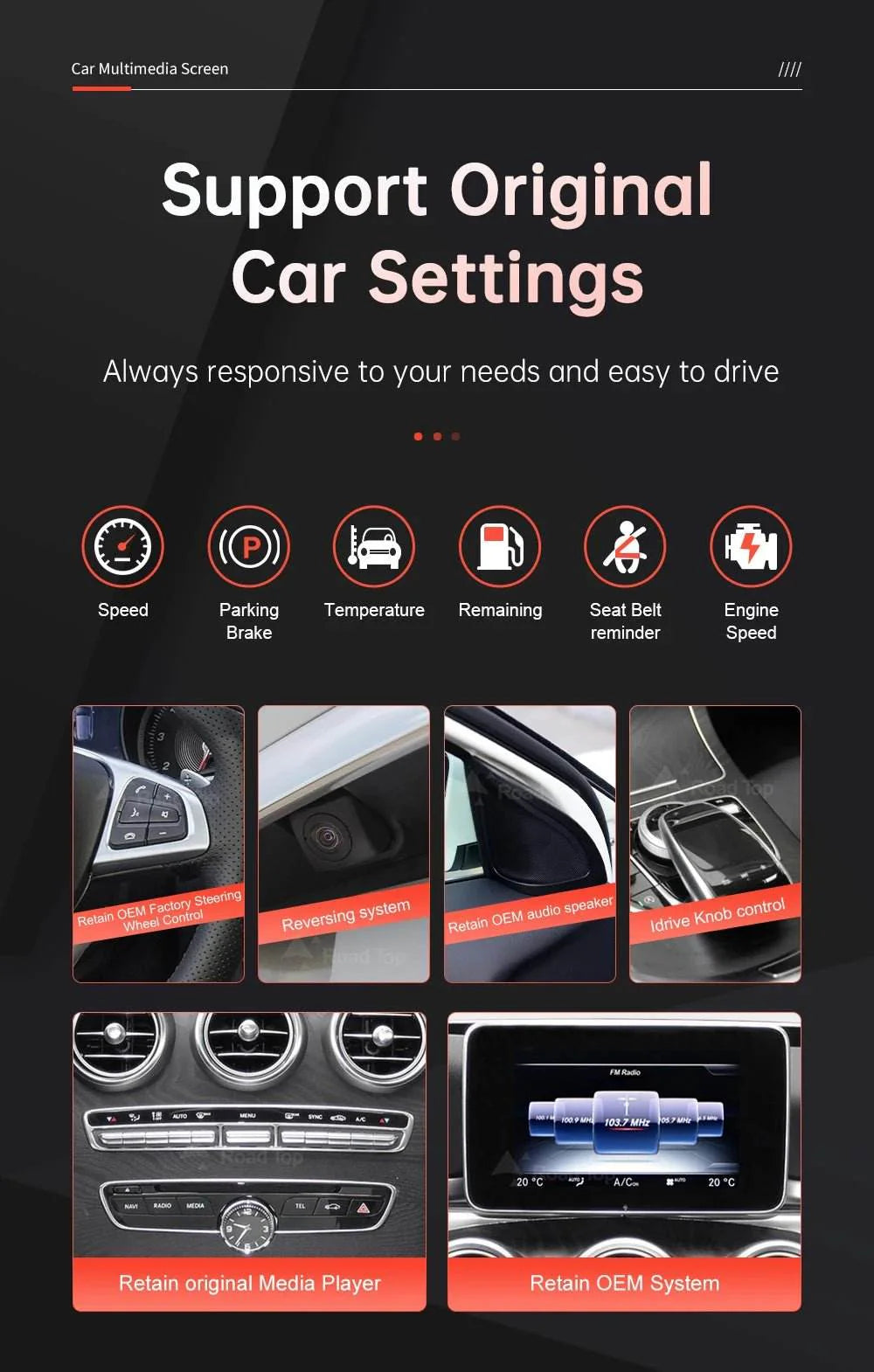 Wireless CarPlay & Android Auto for Mercedes-Benz W205 W176