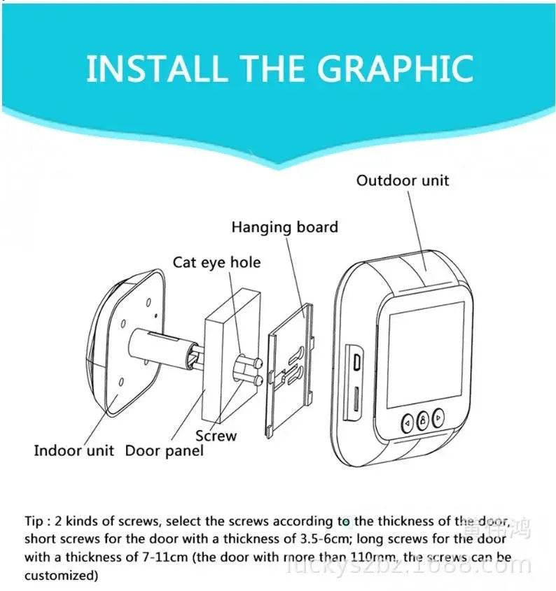 Loja Manuel Coelho Digital Door Viewer with Screen