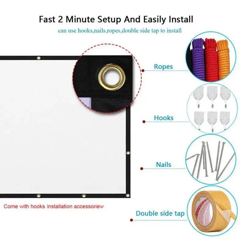 Loja Manuel Coelho High Quality Projector Screen for Home