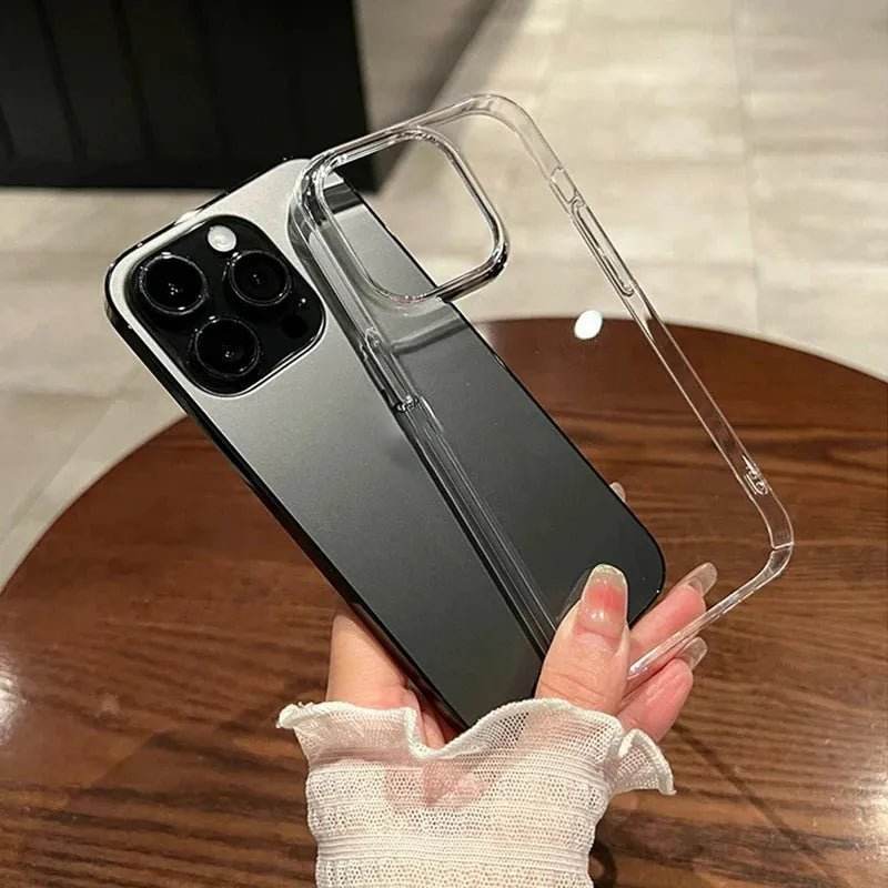 Luxury Transparent Soft Phone Cases iPhone16 15 14 13 12 11