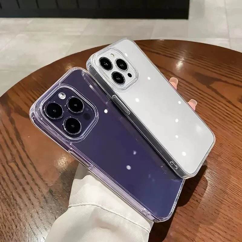 Luxury Transparent Soft Phone Cases iPhone16 15 14 13 12 11