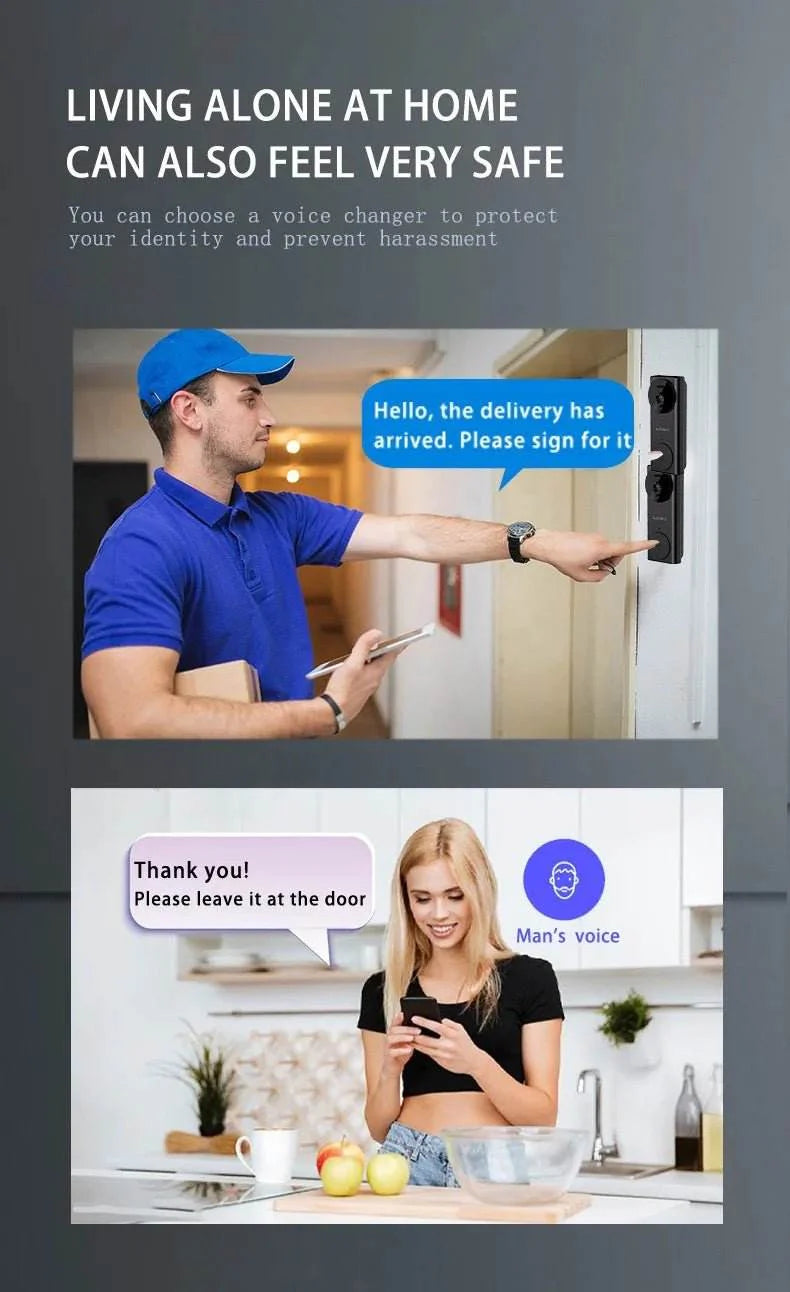 M17 Smart Video Doorbell | HD Night Vision | Tuya Smart
